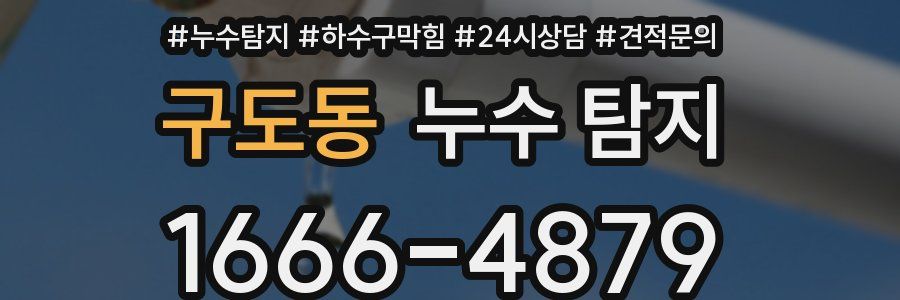 구도동 누수 탐지