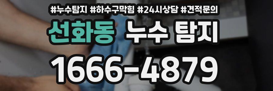 선화동 누수 탐지