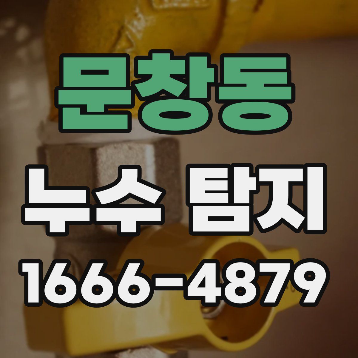 문창동 누수 탐지