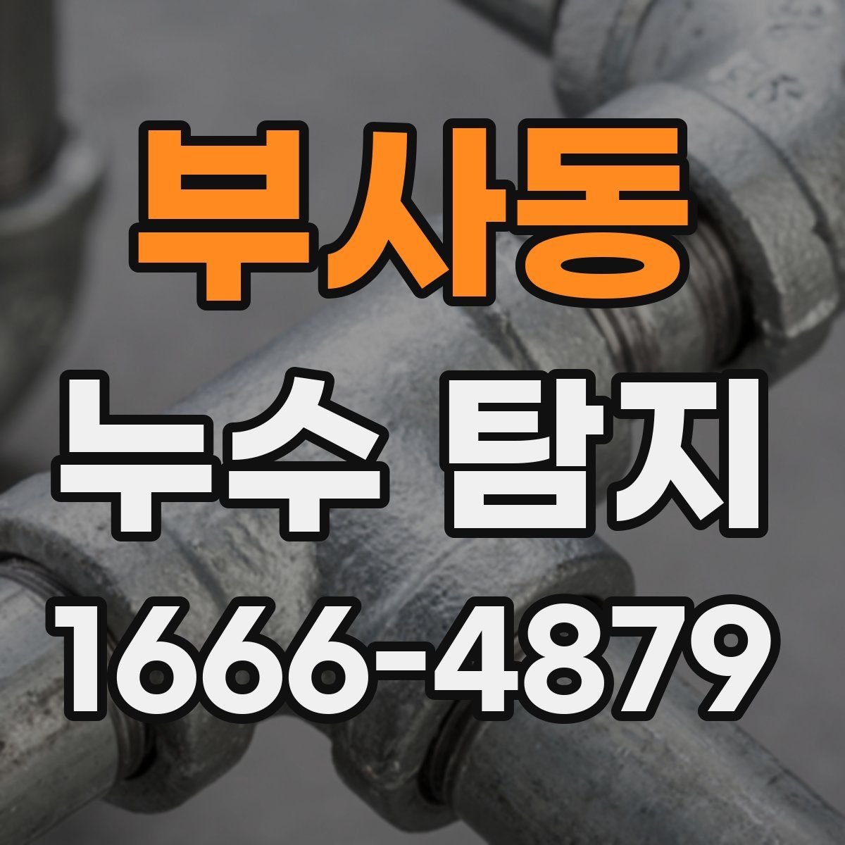 부사동 누수 탐지
