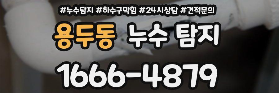 용두동 누수 탐지