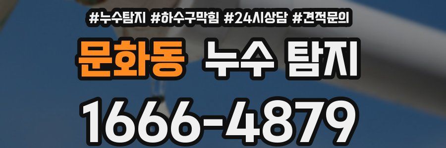 문화동 누수 탐지