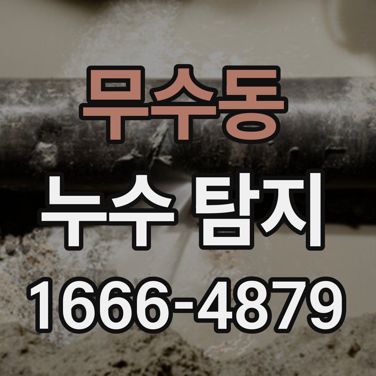 무수동 누수 탐지