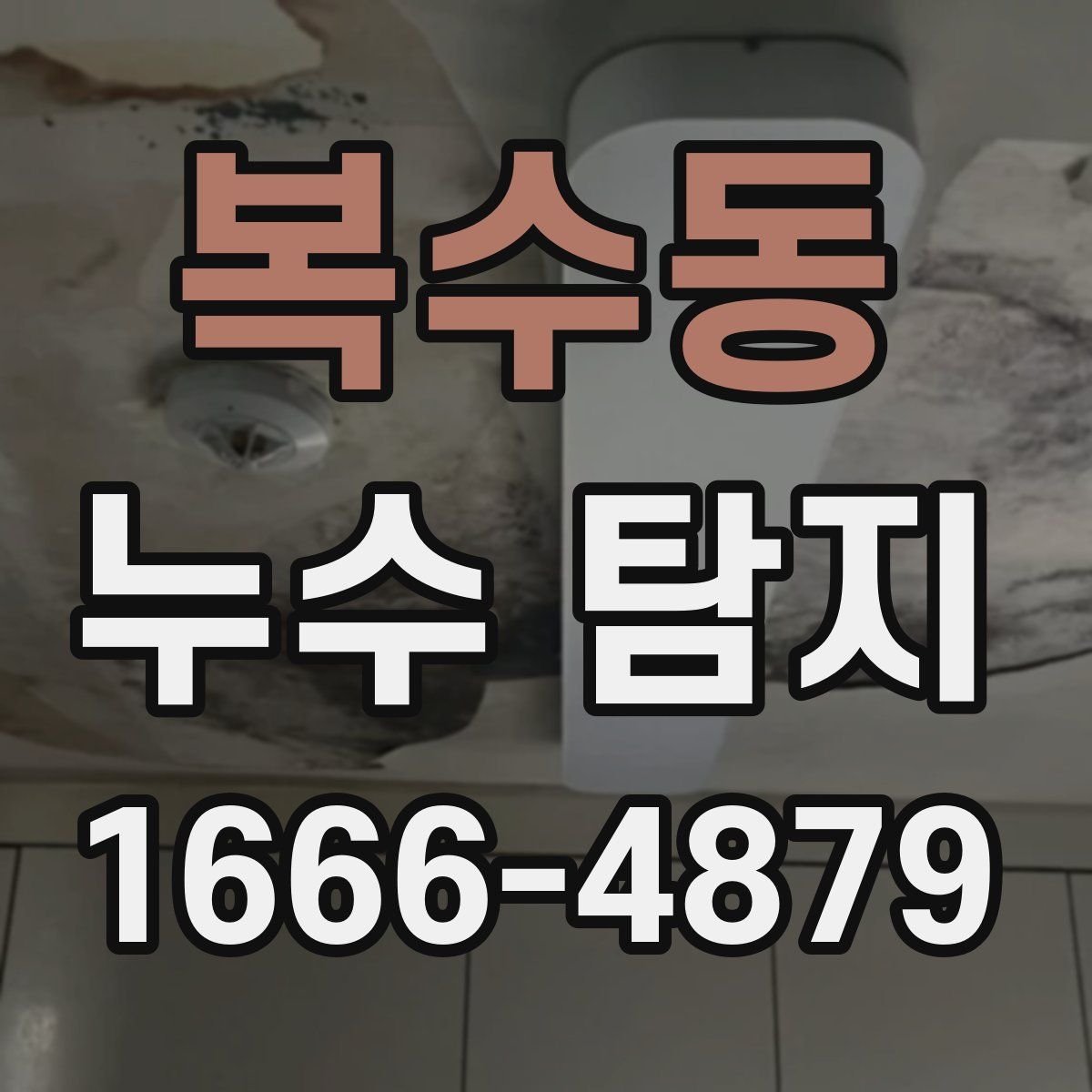 복수동 누수 탐지