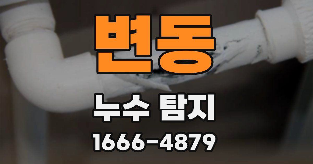 변동 누수 탐지
