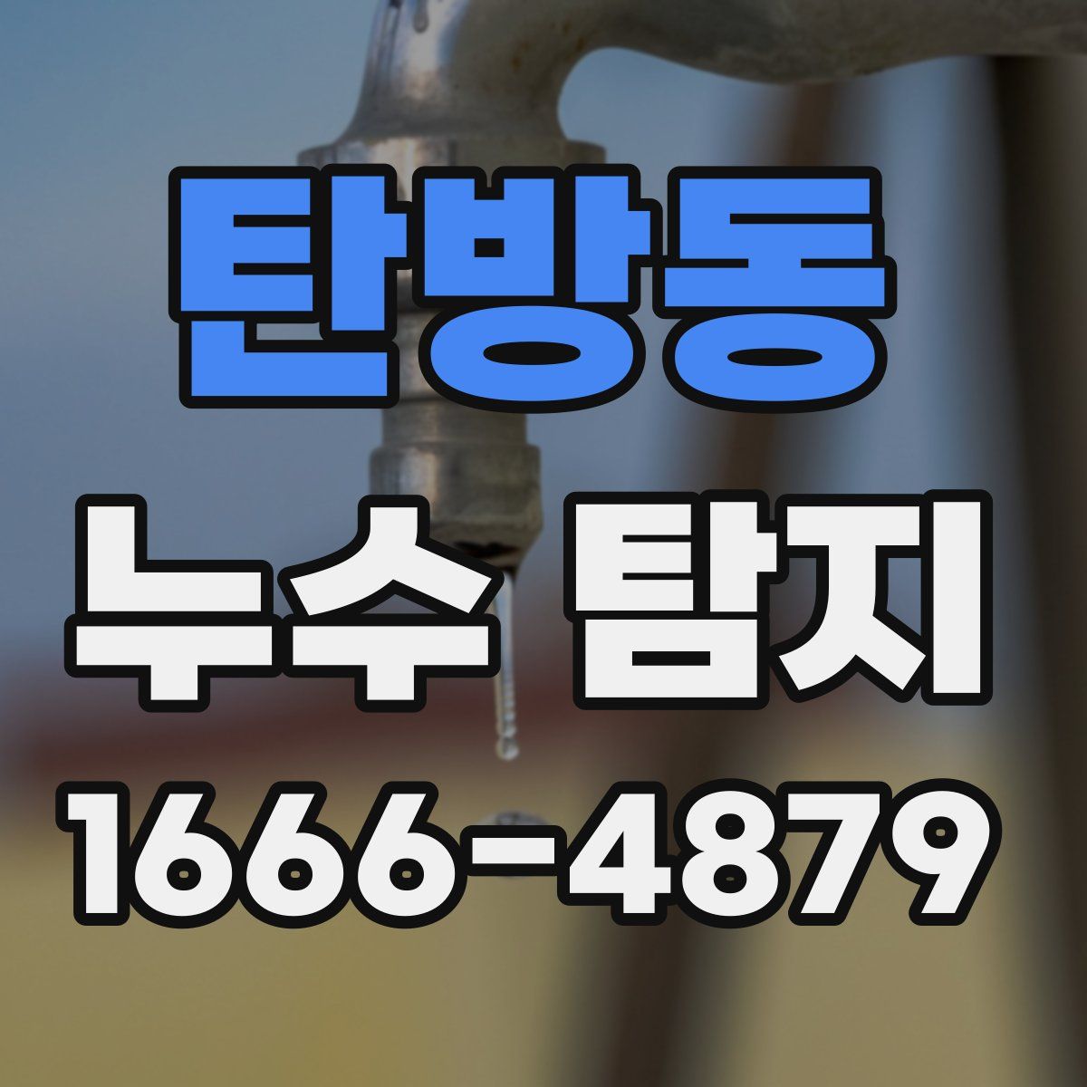 탄방동 누수 탐지