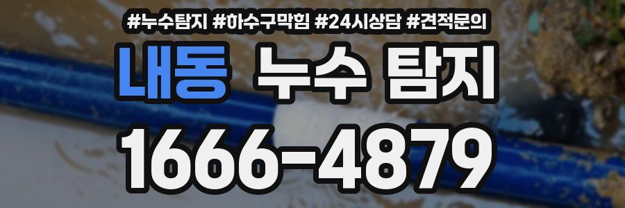 내동 누수 탐지