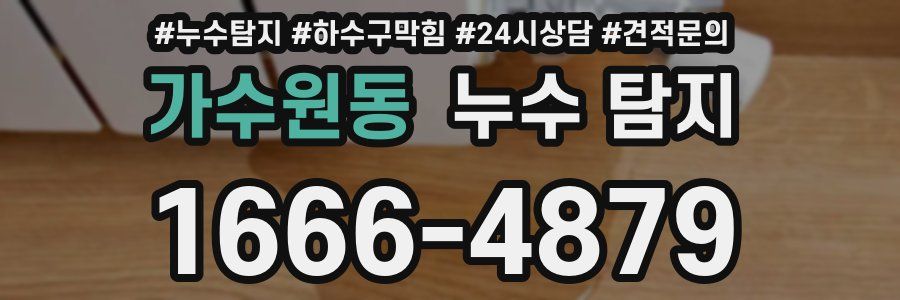 가수원동 누수 탐지
