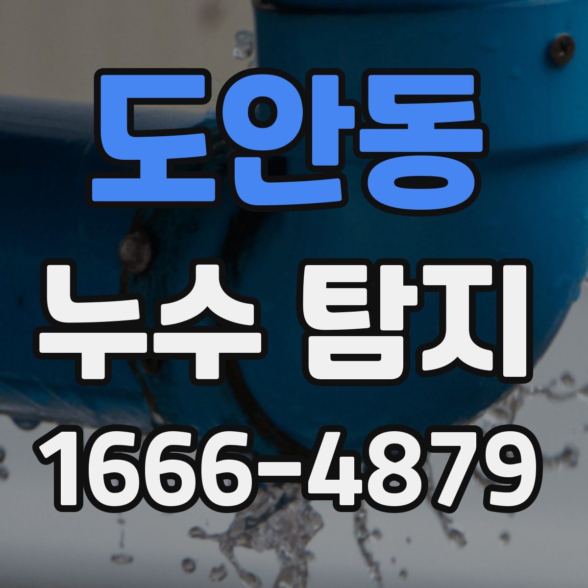 도안동 누수 탐지