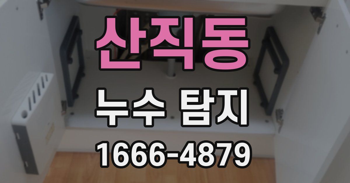 산직동 누수 탐지