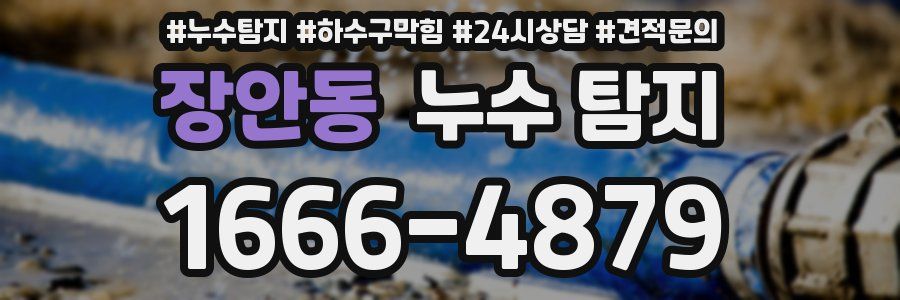 장안동 누수 탐지
