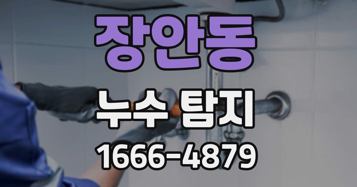 장안동 누수 탐지