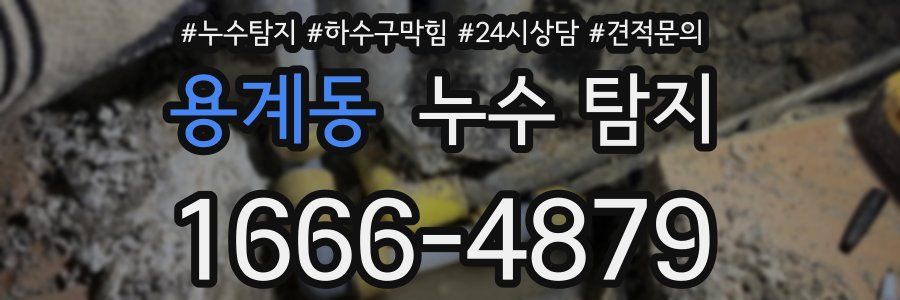 용계동 누수 탐지