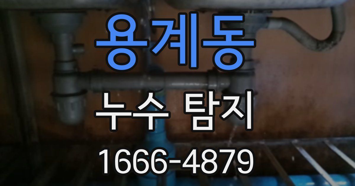 용계동 누수 탐지