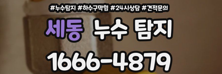 세동 누수 탐지
