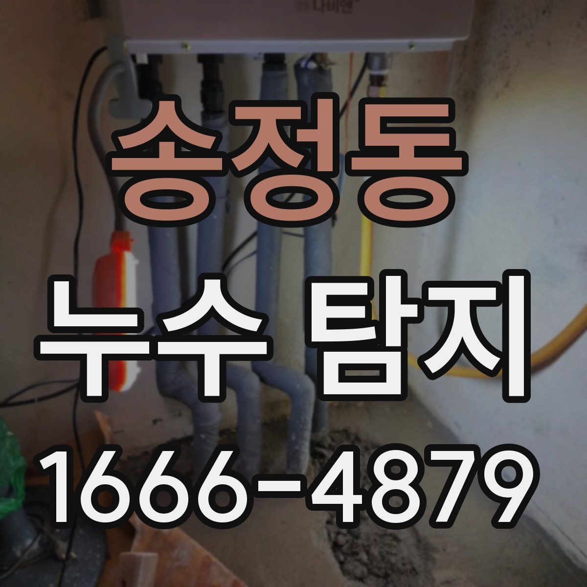 송정동 누수 탐지