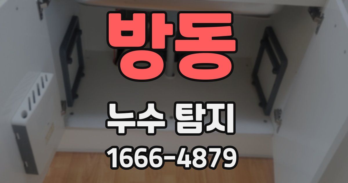 방동 누수 탐지