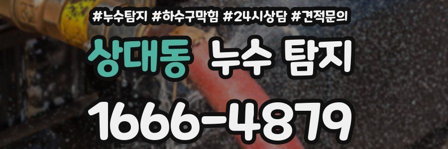 상대동 누수 탐지