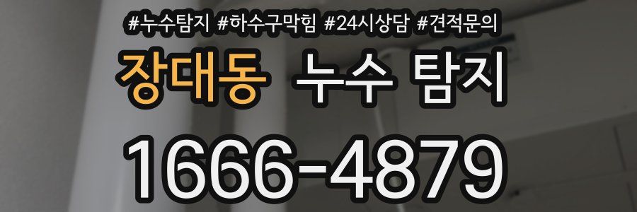 장대동 누수 탐지