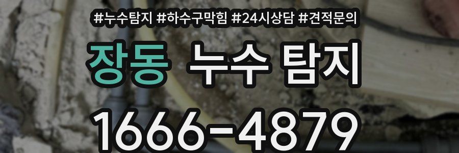 장동 누수 탐지