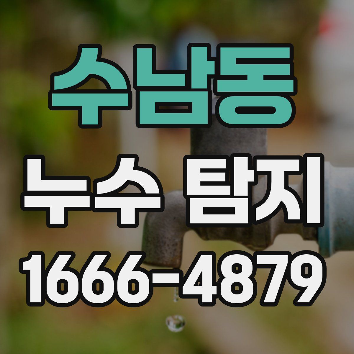 수남동 누수 탐지
