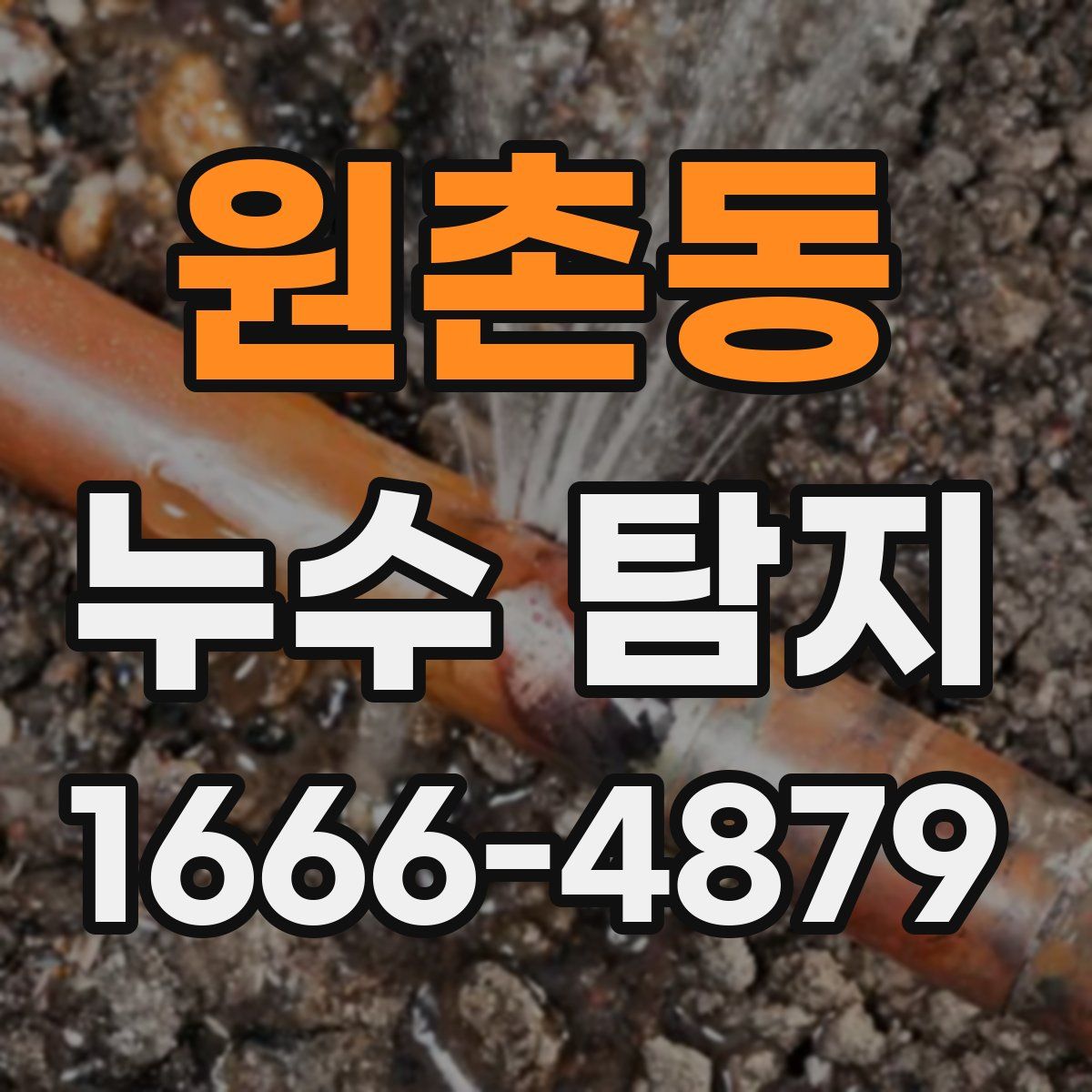 원촌동 누수 탐지