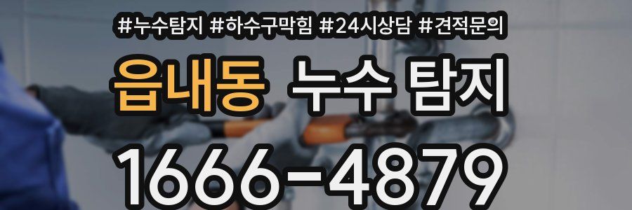 읍내동 누수 탐지