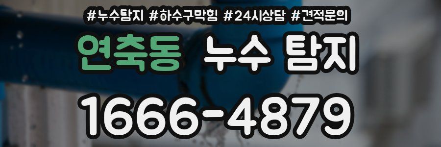 연축동 누수 탐지