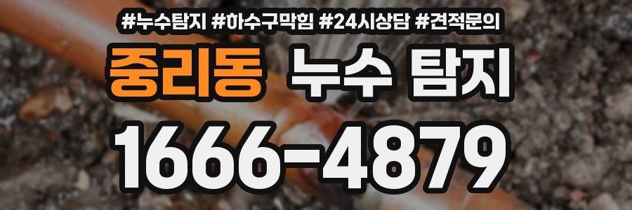 중리동 누수 탐지