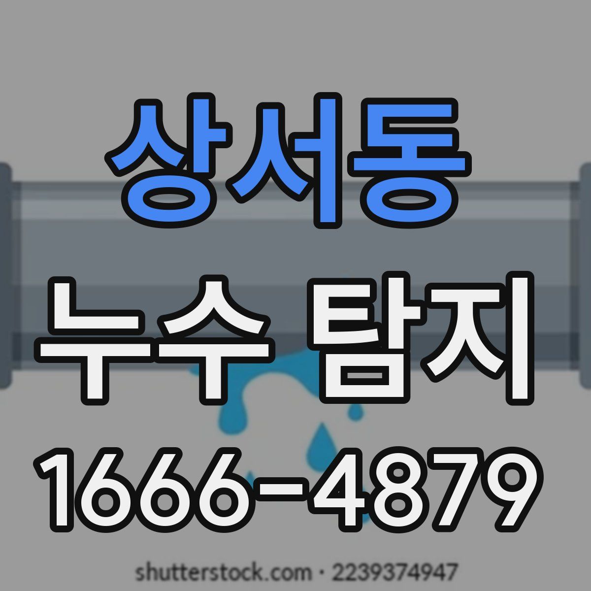 상서동 누수 탐지
