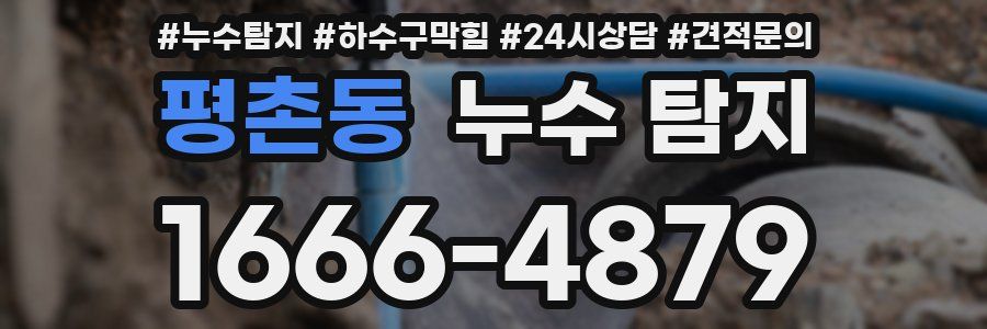 평촌동 누수 탐지