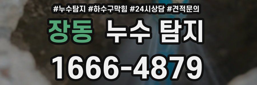 장동 누수 탐지