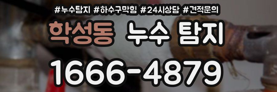 학성동 누수 탐지