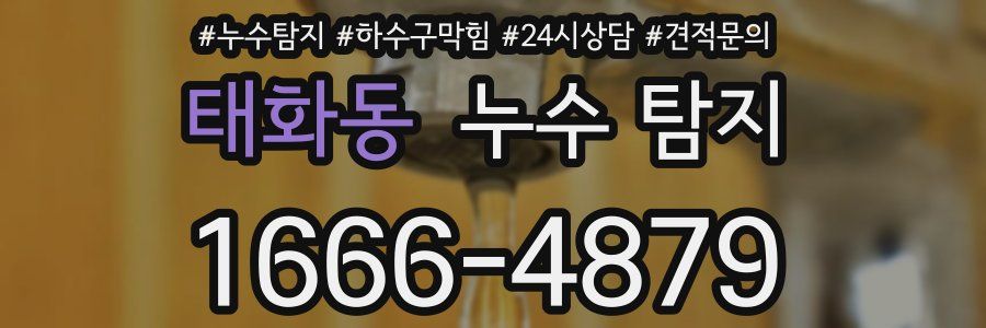 태화동 누수 탐지
