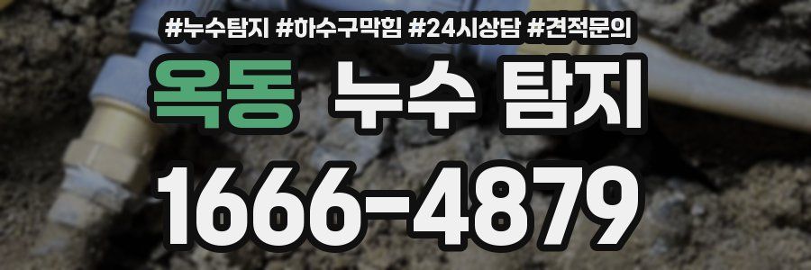 옥동 누수 탐지