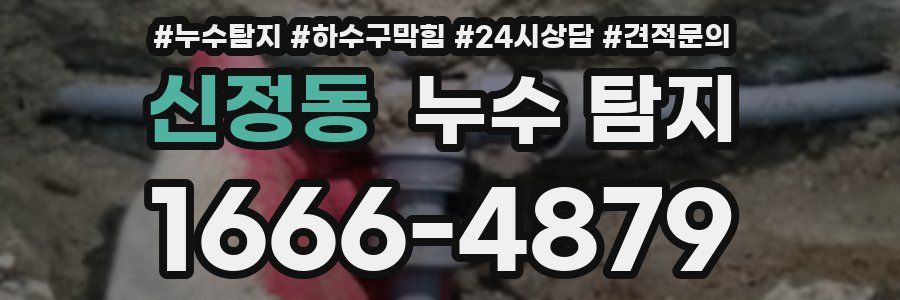 신정동 누수 탐지
