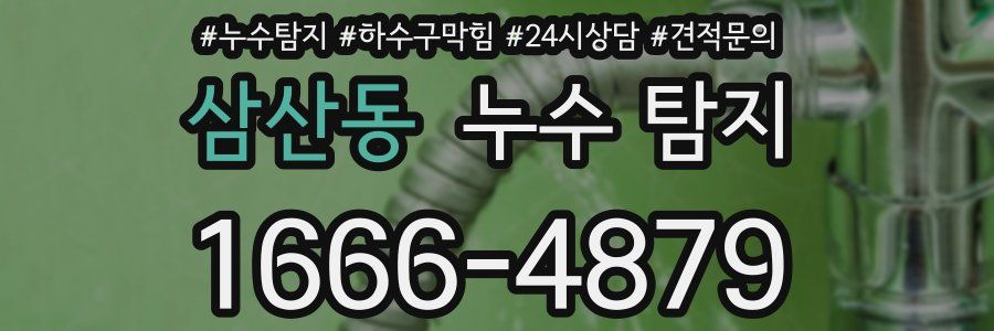삼산동 누수 탐지