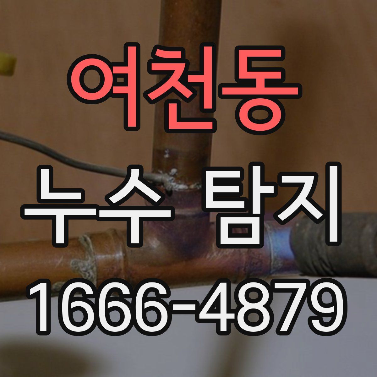 여천동 누수 탐지