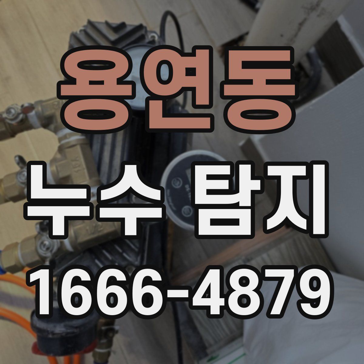 용연동 누수 탐지