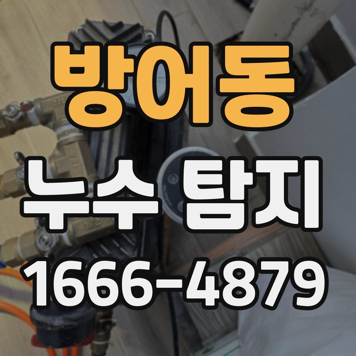 방어동 누수 탐지