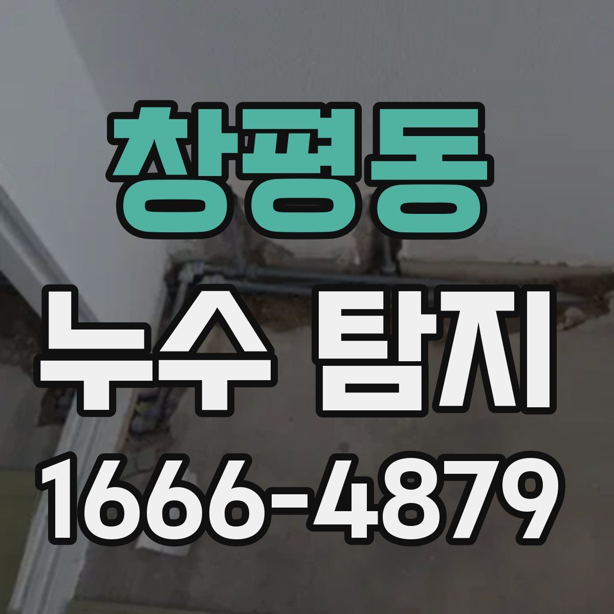 창평동 누수 탐지