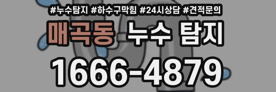 매곡동 누수 탐지
