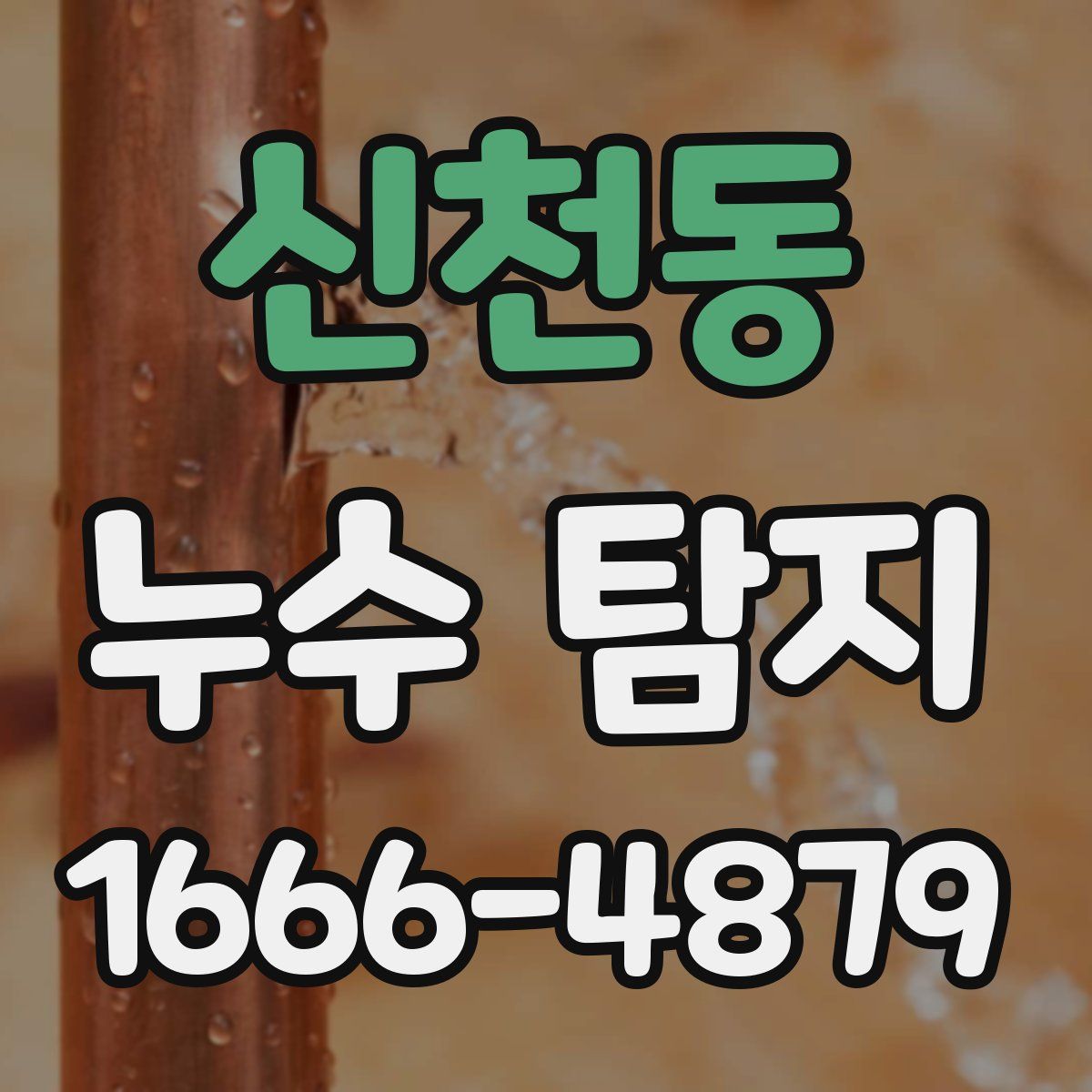 신천동 누수 탐지