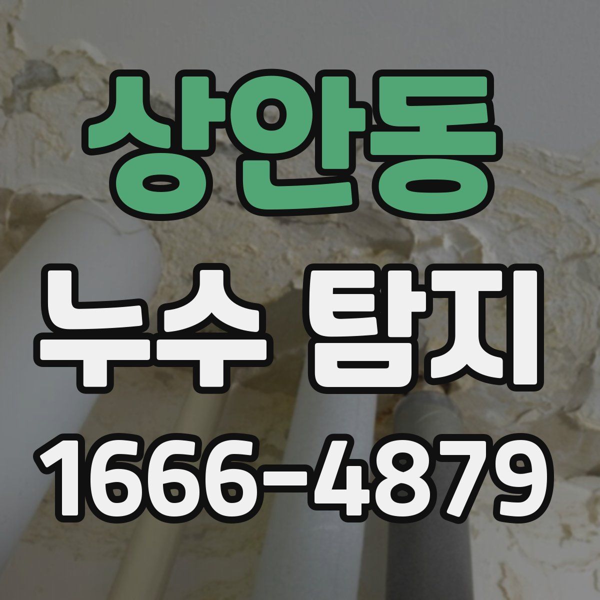 상안동 누수 탐지