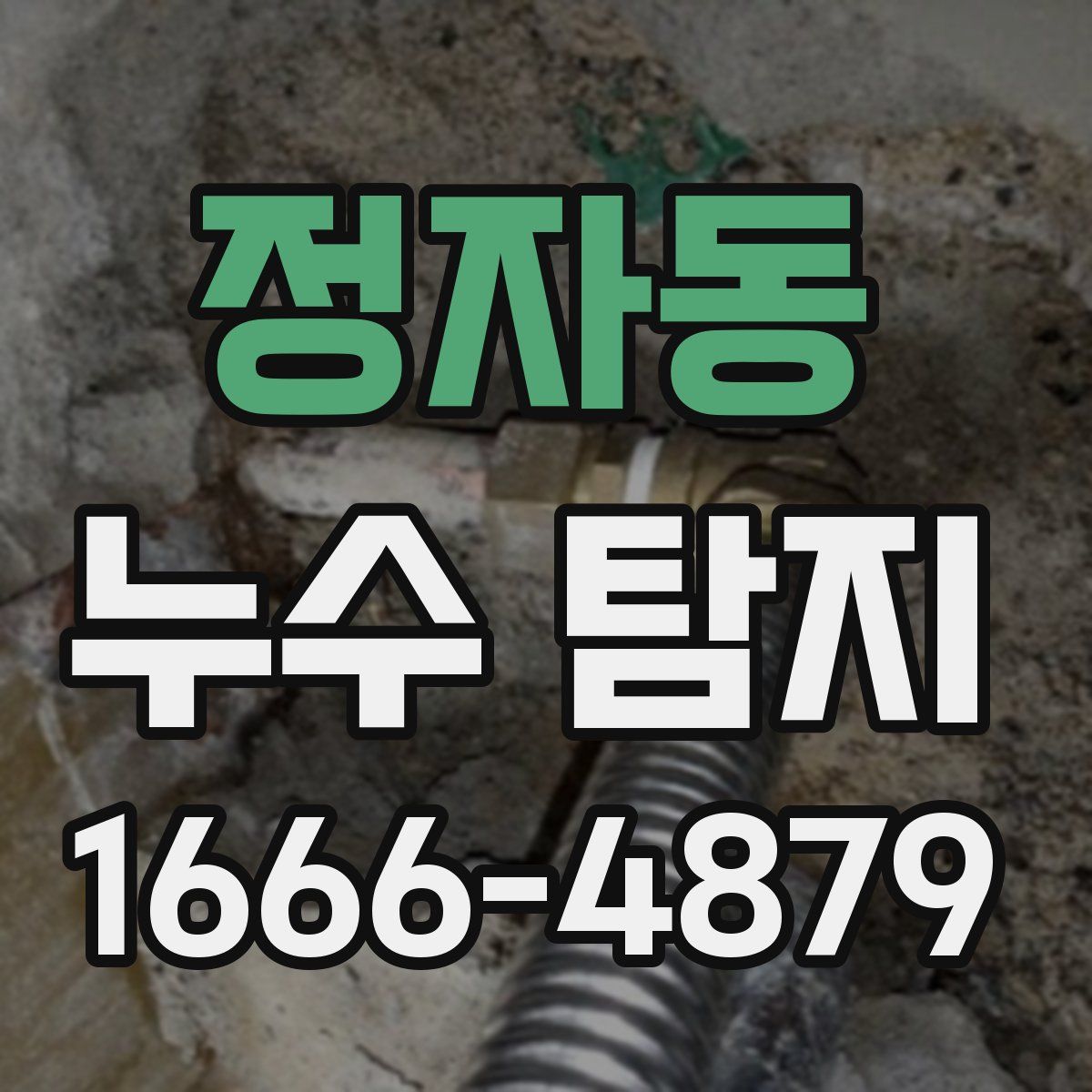 정자동 누수 탐지