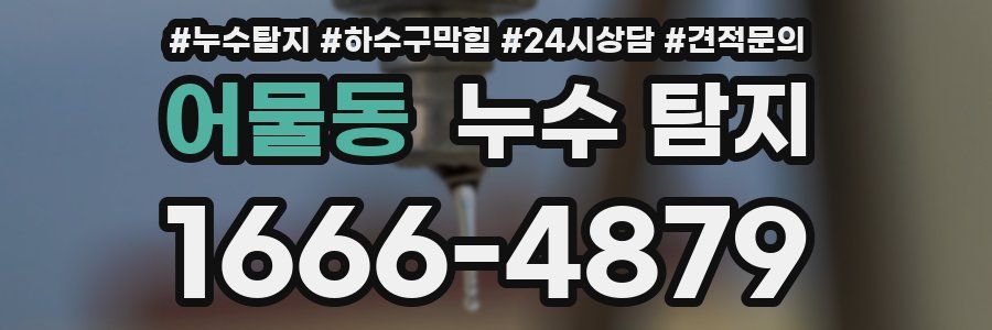어물동 누수 탐지