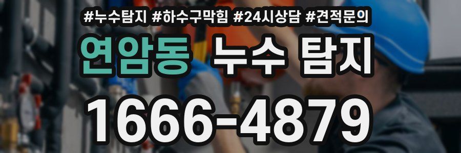 연암동 누수 탐지