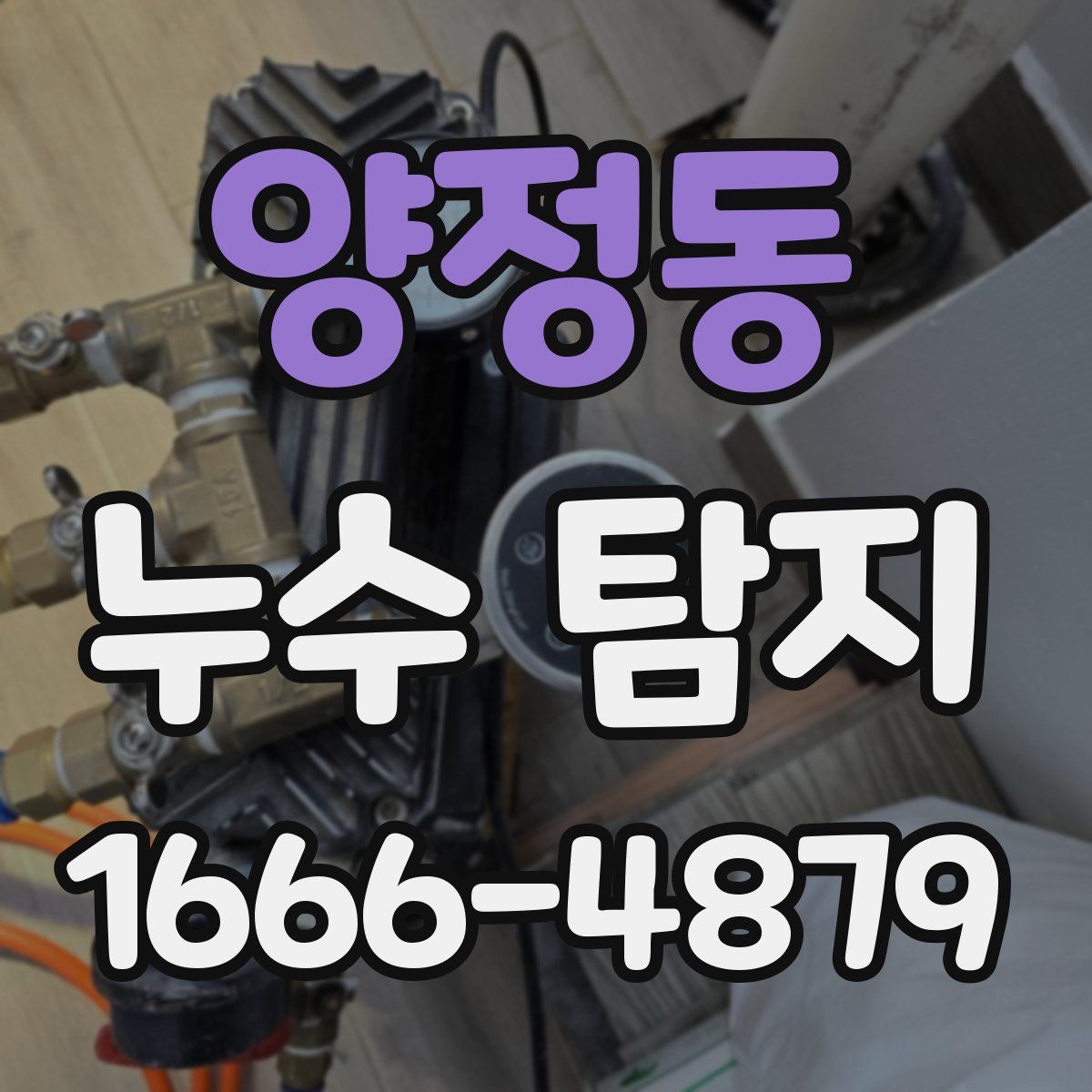 양정동 누수 탐지