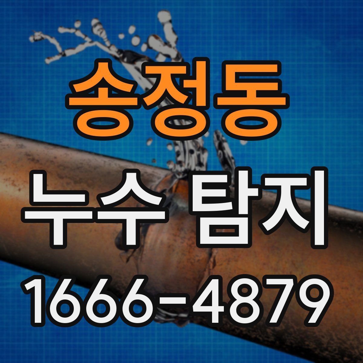 송정동 누수 탐지
