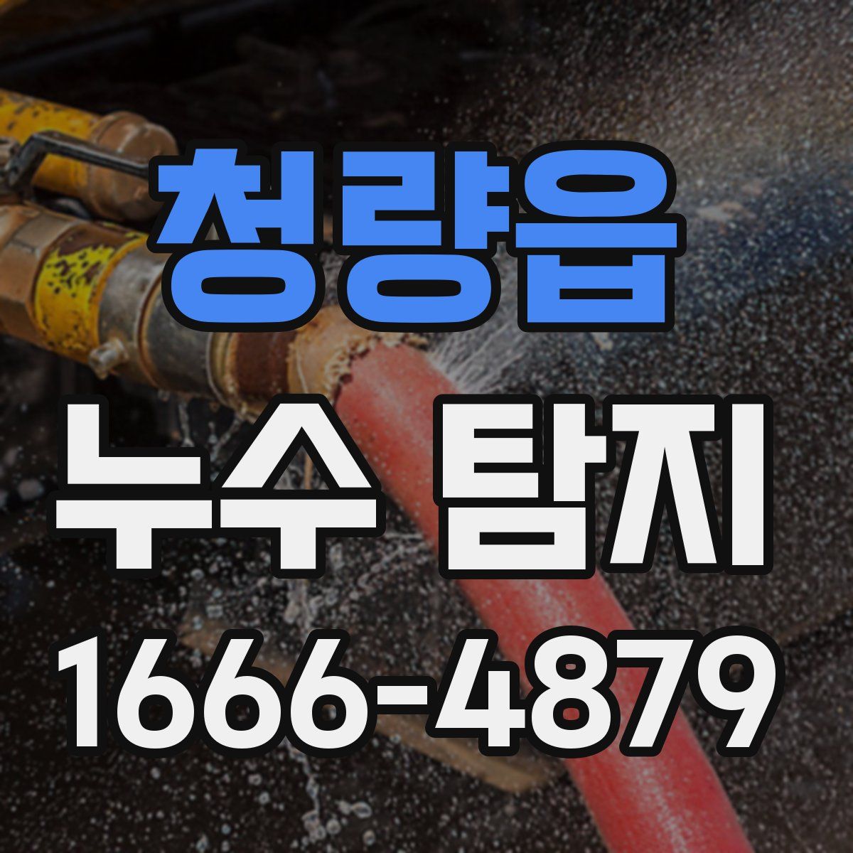 청량읍 누수 탐지